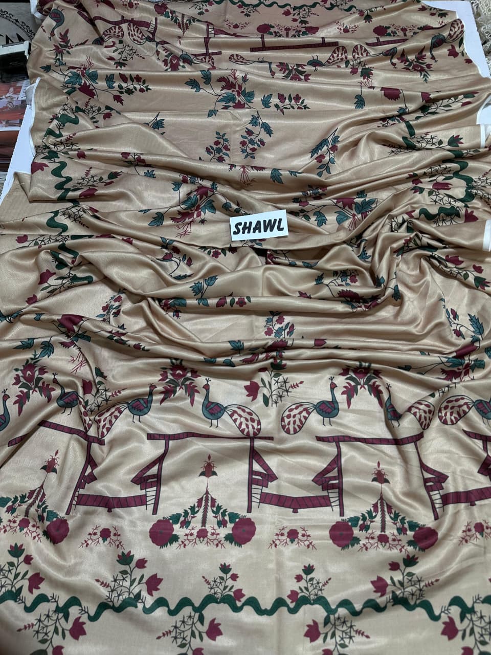 Hussain Rehar 3pc Winter Suit – Premium Dhanak with Twill Pashmina Shawl